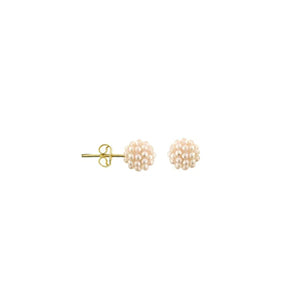 Aretes Mini Perla Rosa